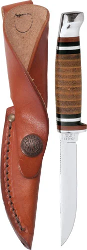 CASE KNIVES LEATHER HUNTER – WITH LEATHER SHEATH
