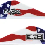 BOHNING BLAZER VANES TRUE - COLOR 2" AMERICAN FLAG 100PK 2 10832AF2