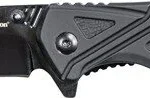 S&W KNIFE BLACK RUBBER 3" BLK - OXIDE BLADE W/POCKET CLIP 5 1084309