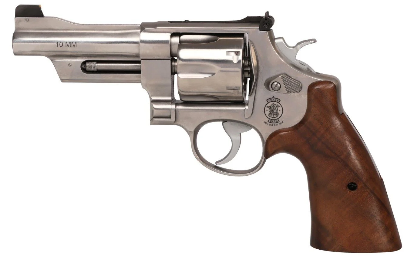 SMITH AND WESSON 610 MOUNTAIN GUN 10MM 4" SS 1 SMITH AND WESSON 610 MOUNTAIN GUN 10MM 4" SS