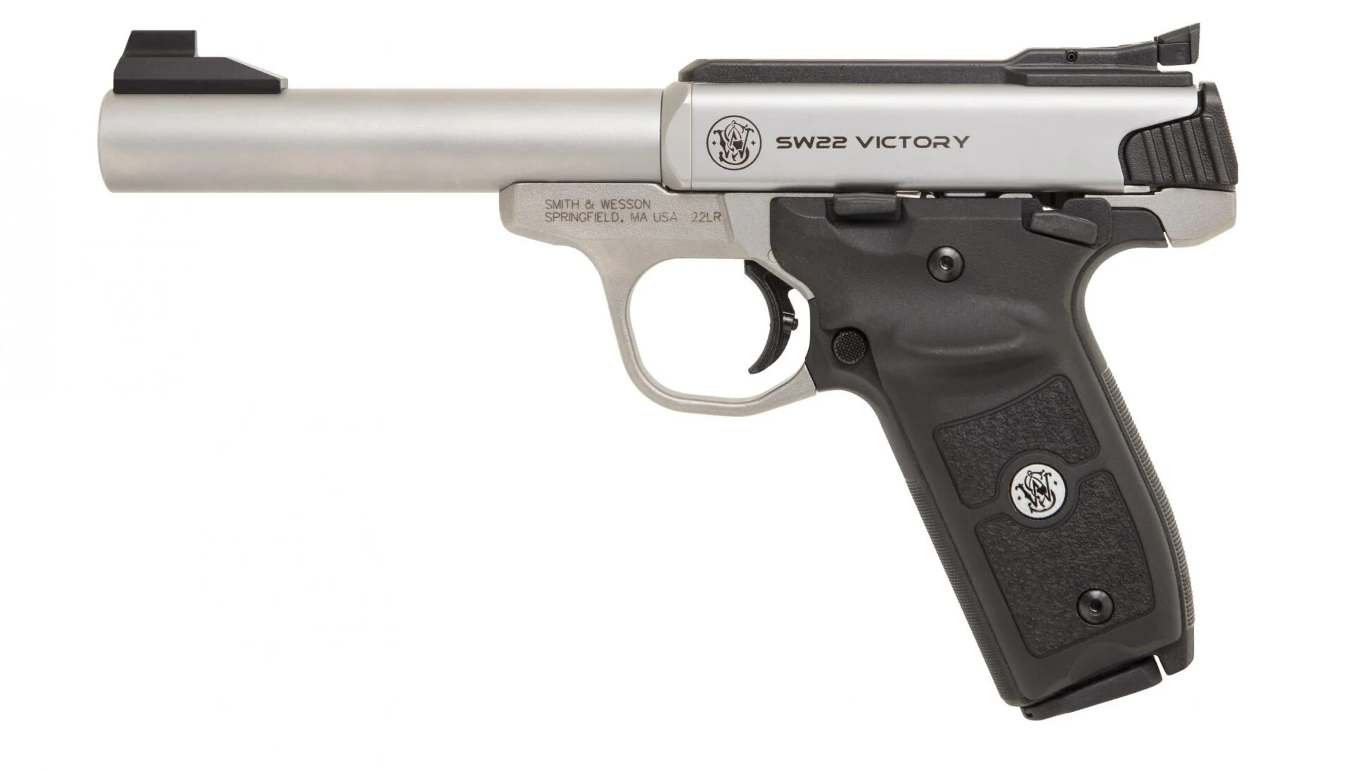 SMITH AND WESSON SW22 VICTORY TRGT 22LR 5.5" MA 1 SMITH AND WESSON SW22 VICTORY TRGT 22LR 5.5" MA