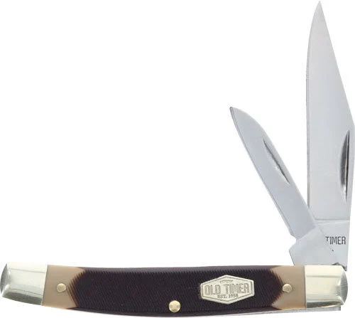OLD TIMER KNIFE MIDDLEMAN JACK - 2-BLADE 2.4" S/S DELRIN 1 OLD TIMER KNIFE MIDDLEMAN JACK - 2-BLADE 2.4" S/S DELRIN