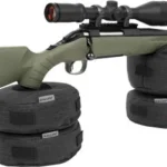 ALLEN STACKER SHOOTING BAG - ELIMINTAOR 4-PIECE BLACK 5 18428A IN USE