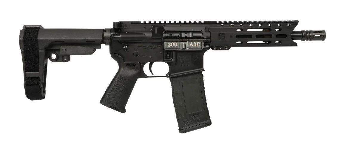 DIAMONDBACK FIREARMS DB-15 PIST 300BLK BLK 8" SBA3 1 DIAMONDBACK FIREARMS DB-15 PIST 300BLK BLK 8" SBA3