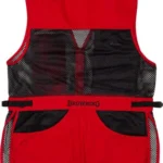 BROWNING MESH SHOOTING VEST - R-HAND 3XL BLACK/RED TRIM 5 3050267106 BACK 1