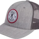 BROWNING CAP SCOUT LOGO HEATHR - GRAY W/CIRCLE PATCH LOGO ADJ 2 308664691