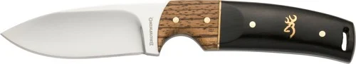 BROWNING KNIFE BUCKMARK HUNTER - 3" BLADE HARDWOOD W/SHEATH 1 BROWNING KNIFE BUCKMARK HUNTER - 3" BLADE HARDWOOD W/SHEATH