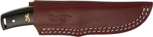 BROWNING KNIFE BUCKMARK HUNTER - 3" BLADE HARDWOOD W/SHEATH 2 BROWNING KNIFE BUCKMARK HUNTER - 3" BLADE HARDWOOD W/SHEATH - Image 2