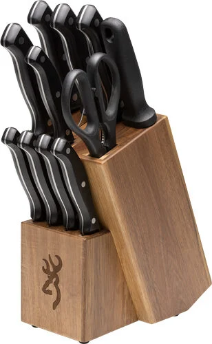BROWNING KNIFE KITCHEN SET W/ - BUTCHER BLOCK 2 BROWNING KNIFE KITCHEN SET W/ - BUTCHER BLOCK - Image 2
