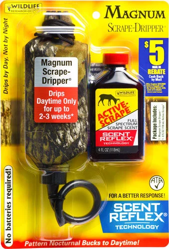 WRC DEER LURE ACTIVE SCRAPE/ - SCRAPE DRIPPER COMBO 4FL OZ 1 WRC DEER LURE ACTIVE SCRAPE/ - SCRAPE DRIPPER COMBO 4FL OZ