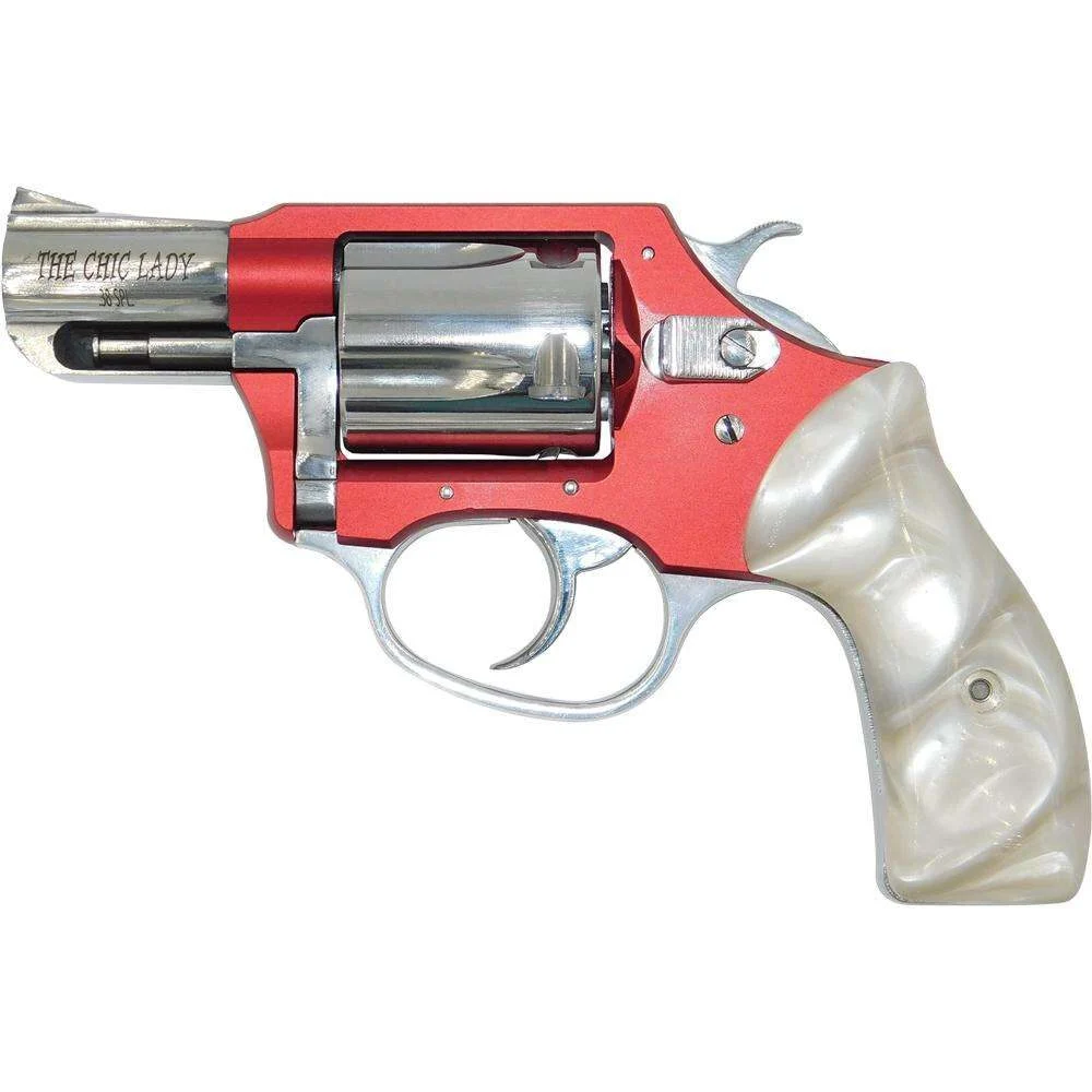 CHARTER ARMS CHIC LADY 38SPC RED/PRL 2" 5RD 1 CHARTER ARMS CHIC LADY 38SPC RED/PRL 2" 5RD