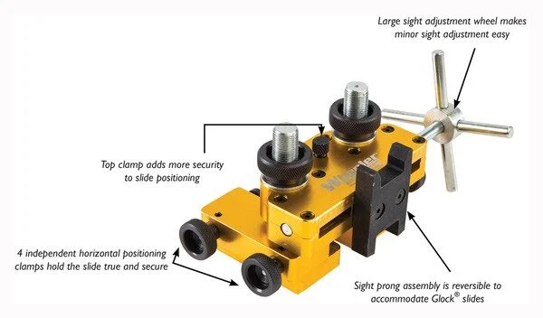 WHEELER HANDGUN SIGHT TOOL - UNIVERSAL ARMORERS MODEL 2 WHEELER HANDGUN SIGHT TOOL - UNIVERSAL ARMORERS MODEL - Image 2
