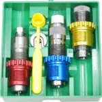 LEE PACESETTER 3-DIE SET & - BREECH LOCK BUSHINGS 22-250 2 91948