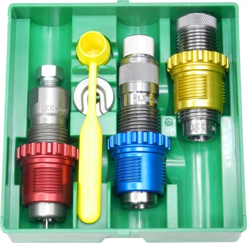 LEE PACESETTER 3-DIE SET & - BREECH LOCK BUSHINGS 7MM RM 1 LEE PACESETTER 3-DIE SET & - BREECH LOCK BUSHINGS 7MM RM