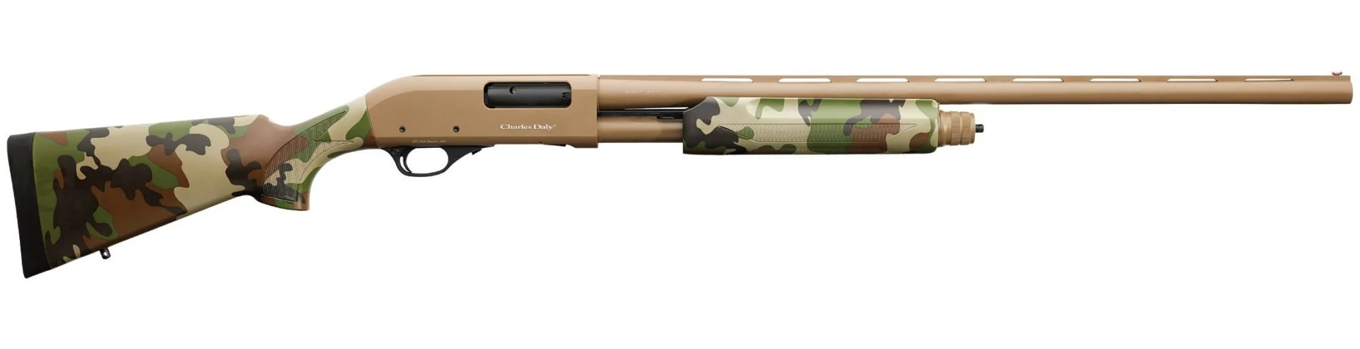 CHARLES DALY 301 PUMP FIELD 12/28 FDE/CAMO 1 CHARLES DALY 301 PUMP FIELD 12/28 FDE/CAMO