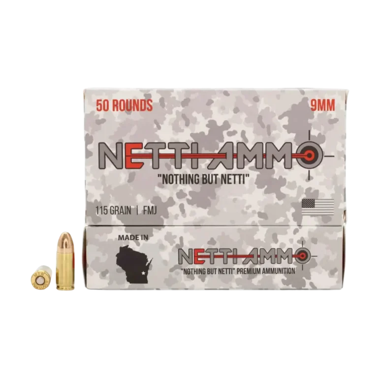 Netti Ammo 9mm 115gr FMJ