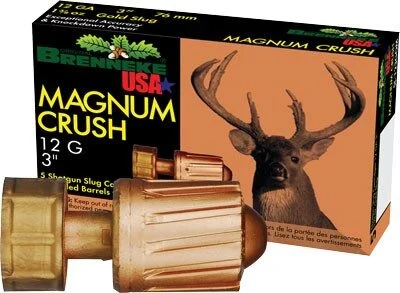 BRENNEKE USA MAGNUM CRUSH 12GA - 3" 1-1/2OZ SLUG 5RD 50BX/CS 1 BRENNEKE USA MAGNUM CRUSH 12GA - 3" 1-1/2OZ SLUG 5RD 50BX/CS