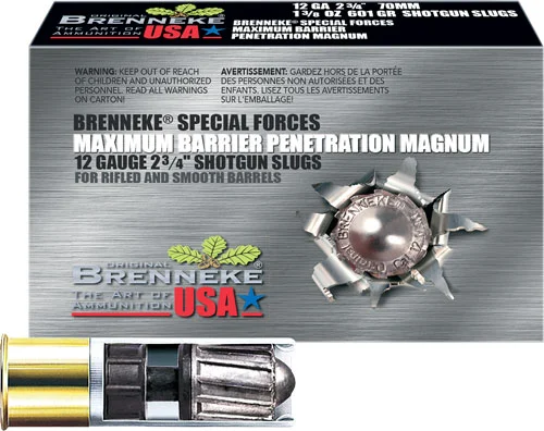 BRENNEKE USA 12GA 2.75" - 1-3/8OZ SLUG 5RD 20BX/CS 2 BRENNEKE USA 12GA 2.75" - 1-3/8OZ SLUG 5RD 20BX/CS - Image 2