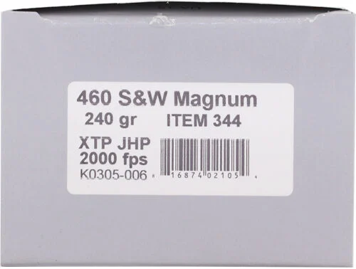 UNDERWOOD 460 SW MAG 240GR - XTP JHP 20BX/10CS 2 UNDERWOOD 460 SW MAG 240GR - XTP JHP 20BX/10CS - Image 2