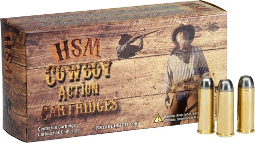 HSM COWBOY 38-40 WIN 180GR - RNFP 50RD 10BX/CS 1 HSM COWBOY 38-40 WIN 180GR - RNFP 50RD 10BX/CS