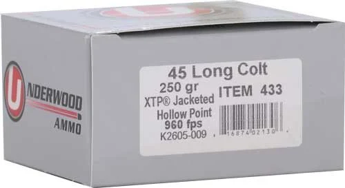 UNDERWOOD 45 LC 250GR - XTP JHP 20RD 10BX/CS 2 UNDERWOOD 45 LC 250GR - XTP JHP 20RD 10BX/CS - Image 2