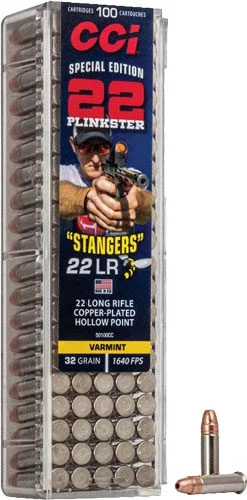 CCI STANGERS 22LR 32GR JHP - 1640FPS 100RD 50BX/CS 1 CCI STANGERS 22LR 32GR JHP - 1640FPS 100RD 50BX/CS