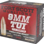 FORT SCOTT 9MM LUGER 125GR TUI - COPPER SUBSONIC 20RD 25BX/CS 2 A9MM125SCVSS