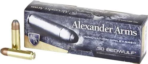 ALEXANDER 50 BEOWULF 400GR - JSP-FN 20RD 10BX/CS 1 ALEXANDER 50 BEOWULF 400GR - JSP-FN 20RD 10BX/CS
