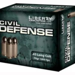 LIBERTY CIVIL DEFENSE 45 LC - 78GR HP 20RD 10BX/CS 2 ACD45LC
