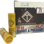 ATI GAME LOAD 20GA 2.75" 1OZ - #8 250RD CASE LOT 2 ACL20G8C