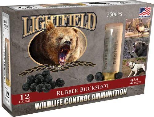LIGHTFIELD 12GA 2.75" 21-BALL - RUBBER BUCKSHOT 5RD 10BX/CS 2 LIGHTFIELD 12GA 2.75" 21-BALL - RUBBER BUCKSHOT 5RD 10BX/CS - Image 2