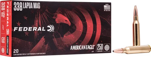 FEDERAL AE 338 LAPUA MAG 250GR - SP 20RD 10BX/CS 1 FEDERAL AE 338 LAPUA MAG 250GR - SP 20RD 10BX/CS