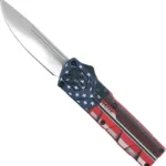 COBRATEC LIGHTWEIGHT OTF - AMERICAN FLAG CRKTE 3.25" DPNT 2 AFCCTLWDNS