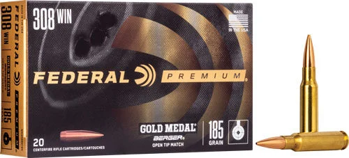 FEDERAL GOLD MEDAL 308 WIN - 185GR JUGGERNAUT 20RD 10BX/CS 1 FEDERAL GOLD MEDAL 308 WIN - 185GR JUGGERNAUT 20RD 10BX/CS