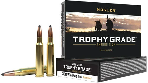 NOSLER TROPHY GRADE 338 WIN - MAG 210GR ACCUBOND 20RD 10BX/C 1 NOSLER TROPHY GRADE 338 WIN - MAG 210GR ACCUBOND 20RD 10BX/C
