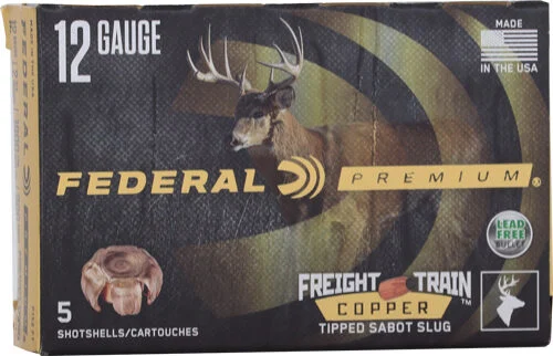 FEDERAL FREIGHT TRAIN 12GA - 2.75 300GR SABOT 5RD 10BX/CS 1 FEDERAL FREIGHT TRAIN 12GA - 2.75 300GR SABOT 5RD 10BX/CS