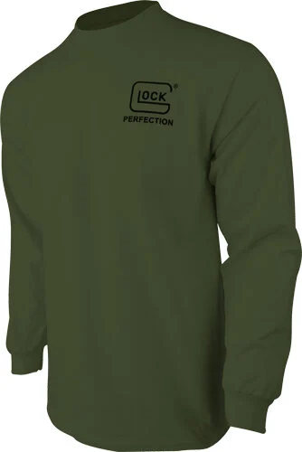 GLOCK OEM BORN IN AUSTRIA LONG - SLEEVE SHIRT MILITARY GRN 2XL 2 GLOCK OEM BORN IN AUSTRIA LONG - SLEEVE SHIRT MILITARY GRN 2XL - Image 2