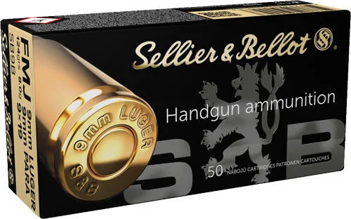 S&B 9MM LUGER 124GR FMJ - 50RD 20BX/CS 1 S&B 9MM LUGER 124GR FMJ - 50RD 20BX/CS