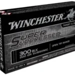 WINCHESTER SUPPRESSED 300 AAC - 200GR FMJ 125RD 6BX/CS 2 ASUP300BLK2
