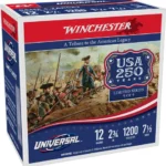 WINCHESTER LIGHT TARGET 12GA - 2.75" 1-1/8 #7.5 200RD CASE 2 AU127AV 1