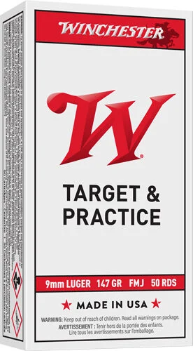 WINCHESTER USA 9MM LUGER 147GR - FMJ-FP 50RD 10BX/CS 1 WINCHESTER USA 9MM LUGER 147GR - FMJ-FP 50RD 10BX/CS