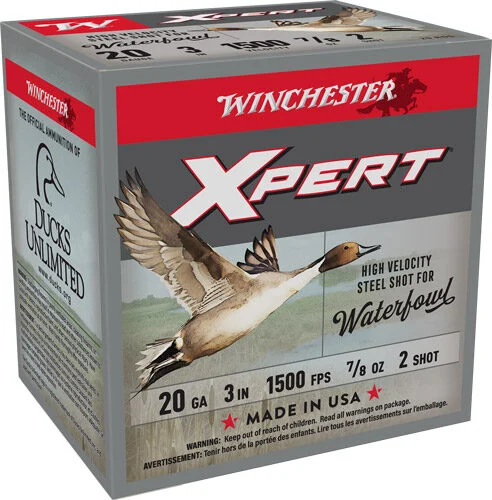 WINCHESTER XPERT STEEL 20GA 3" - 7/8OZ #2 1500FPS 25RD 10BX/CS 2 WINCHESTER XPERT STEEL 20GA 3" - 7/8OZ #2 1500FPS 25RD 10BX/CS - Image 2