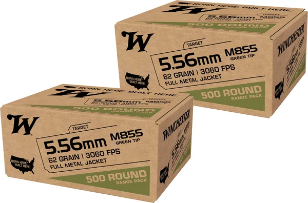 WINCHESTER USA 5.56X45 62GR - GREENT TIP 1000RD CASE LOT 2 WINCHESTER USA 5.56X45 62GR - GREENT TIP 1000RD CASE LOT - Image 2