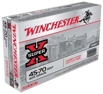 WINCHESTER SUPER-X 45-70 GOV - 405GR LEAD-FN 20RD 10BX/CS 1 WINCHESTER SUPER-X 45-70 GOV - 405GR LEAD-FN 20RD 10BX/CS