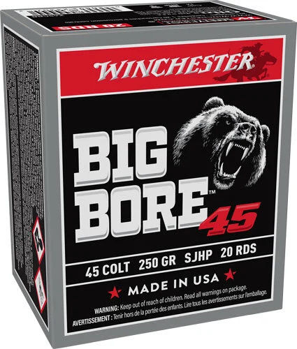 WINCHESTER BIG BORE 45 LC - 250GR JHP 20RD 10BX/CS 2 WINCHESTER BIG BORE 45 LC - 250GR JHP 20RD 10BX/CS - Image 2