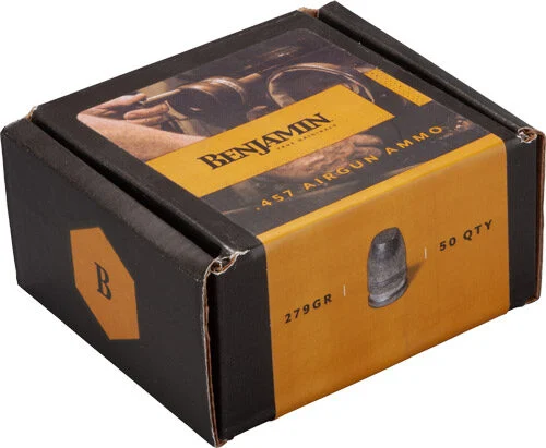 BENJAMIN 457 CALIBER PELLETS - 279 GRAIN FLAT NOSE 50 PACK 1 BENJAMIN 457 CALIBER PELLETS - 279 GRAIN FLAT NOSE 50 PACK