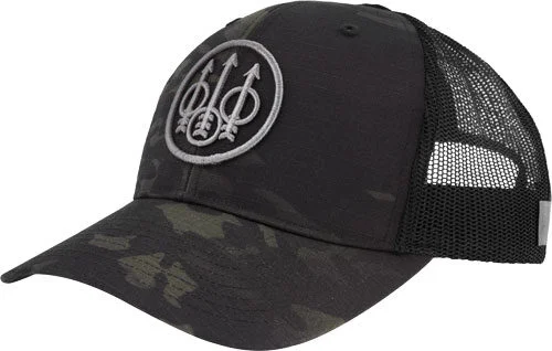 BERETTA CAP TRUCKER CIRCLE - PATCH MESH BACK BLACK MULTICAM 2 BERETTA CAP TRUCKER CIRCLE - PATCH MESH BACK BLACK MULTICAM - Image 2