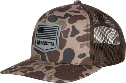 BERETTA CAP PM TRUCKER R 112 - RUBBER PATCH BROWN DUCK CAMO 1 BERETTA CAP PM TRUCKER R 112 - RUBBER PATCH BROWN DUCK CAMO