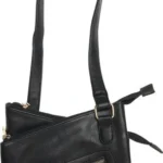 BULLDOG CONCEALED CARRY PURSE - CROSS BODY STYLE BLACK 2 BDP030 1
