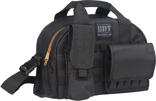 BULLDOG TACTICAL RANGE BAG W/ - MOLLE MAG POUCHES BLACK 1 BULLDOG TACTICAL RANGE BAG W/ - MOLLE MAG POUCHES BLACK